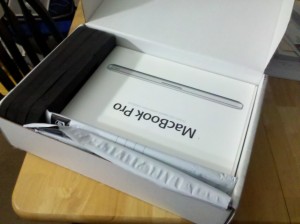 Unboxing my "new" Macbook Pro